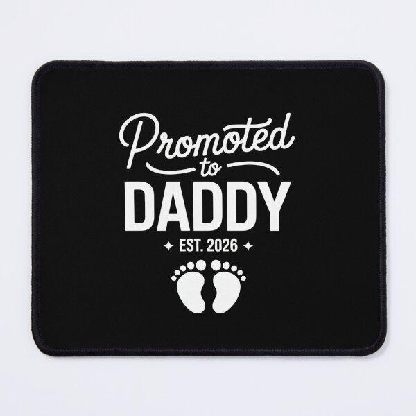 Item preview, Promoted to Daddy Est 2026 New Dad Pregnancy Reveal Baby Announcement designed and sold by Gogetgiggles.