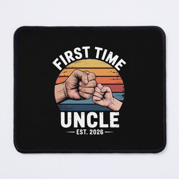 Item preview, First Time Uncle Est 2026 Retro New Uncle Pregnancy Reveal Announcement designed and sold by Gogetgiggles.