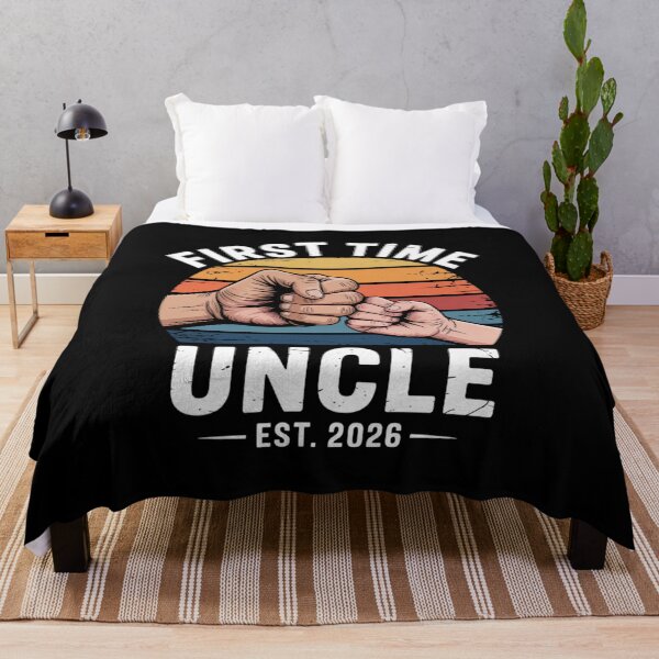 Item preview, First Time Uncle Est 2026 Retro New Uncle Pregnancy Reveal Announcement designed and sold by Gogetgiggles.