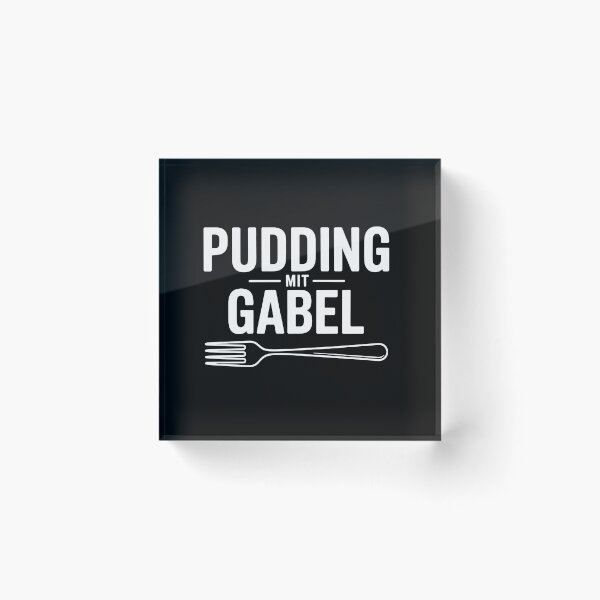 Item preview, Pudding Mit Gabel designed and sold by tachyon273.