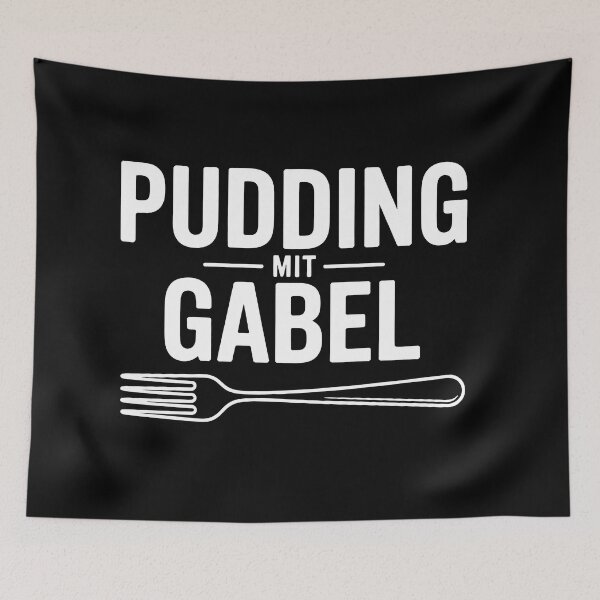Item preview, Pudding Mit Gabel designed and sold by tachyon273.