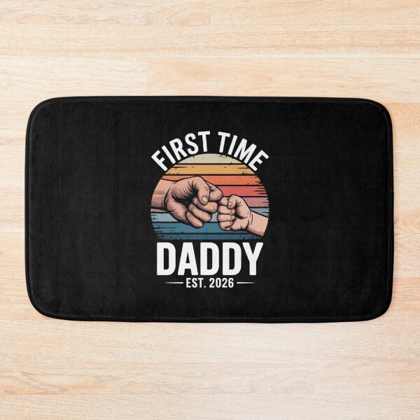 Item preview, First Time Daddy Est 2026 Retro New Dad Pregnancy Announcement Reveal designed and sold by Gogetgiggles.