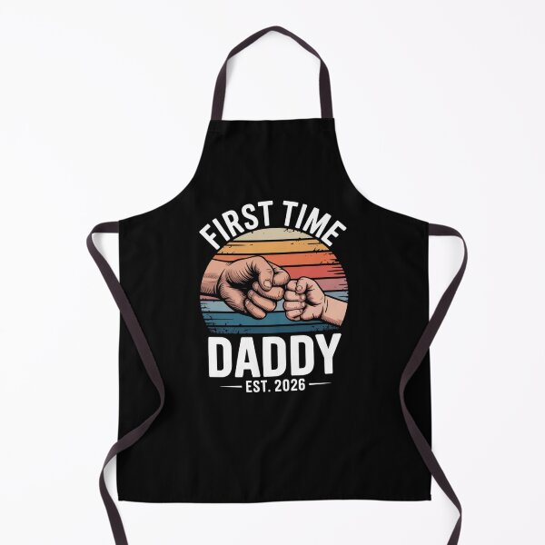 Item preview, First Time Daddy Est 2026 Retro New Dad Pregnancy Announcement Reveal designed and sold by Gogetgiggles.