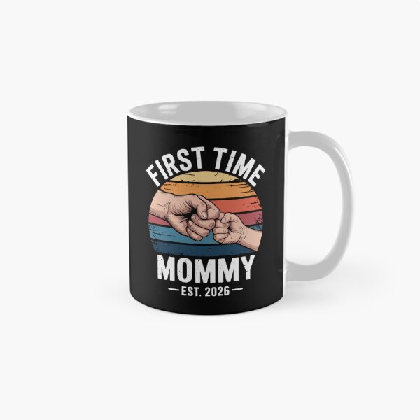 Item preview, First Time Mommy Est 2026 Retro Pregnancy Announcement New Mom Reveal designed and sold by Gogetgiggles.
