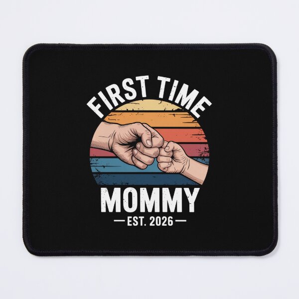 Item preview, First Time Mommy Est 2026 Retro Pregnancy Announcement New Mom Reveal designed and sold by Gogetgiggles.