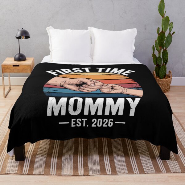Item preview, First Time Mommy Est 2026 Retro Pregnancy Announcement New Mom Reveal designed and sold by Gogetgiggles.