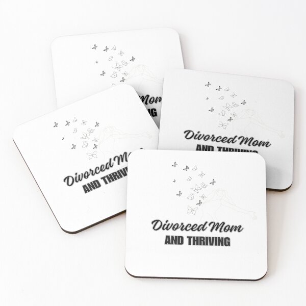 Item preview, Divorced Mom & Thriving – Strong Single Mom Quote designed and sold by CielaNoir.