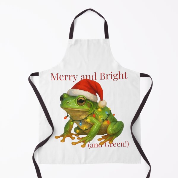 Item preview, Merry & Bright (and Green) – Tree Frog Christmas designed and sold by SVALANART.