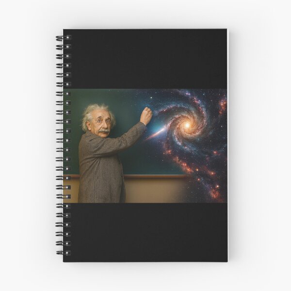 Item preview, Einstein and the Spiral Cosmos designed and sold by Halifaxartguy.
