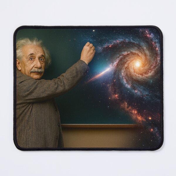 Item preview, Einstein and the Spiral Cosmos designed and sold by Halifaxartguy.