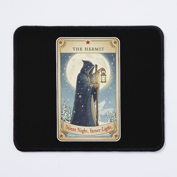 Item preview, THE HERMIT “Silent Night, Inner Light” designed and sold by gstevensonart.