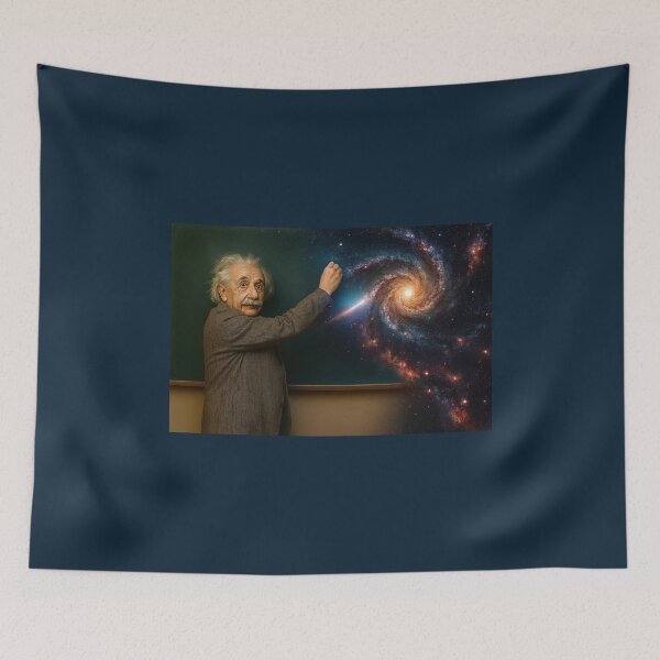 Item preview, Einstein and the Spiral Cosmos designed and sold by Halifaxartguy.