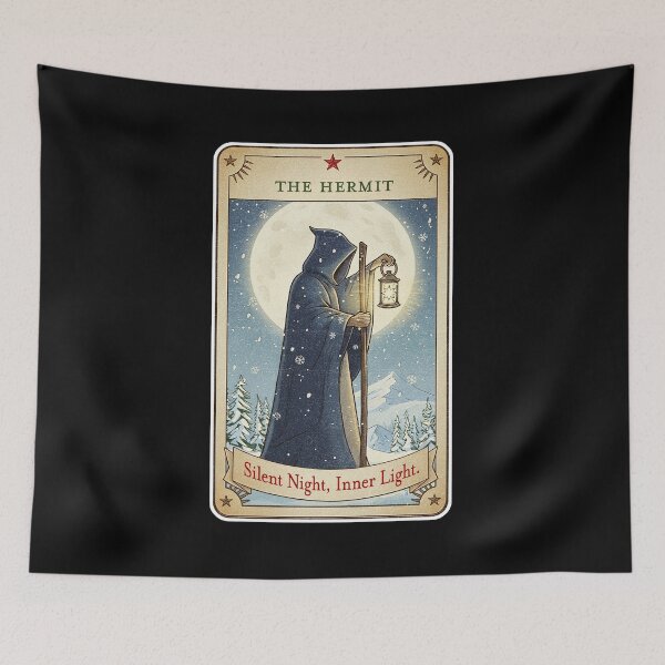 Item preview, THE HERMIT “Silent Night, Inner Light”  designed and sold by gstevensonart.