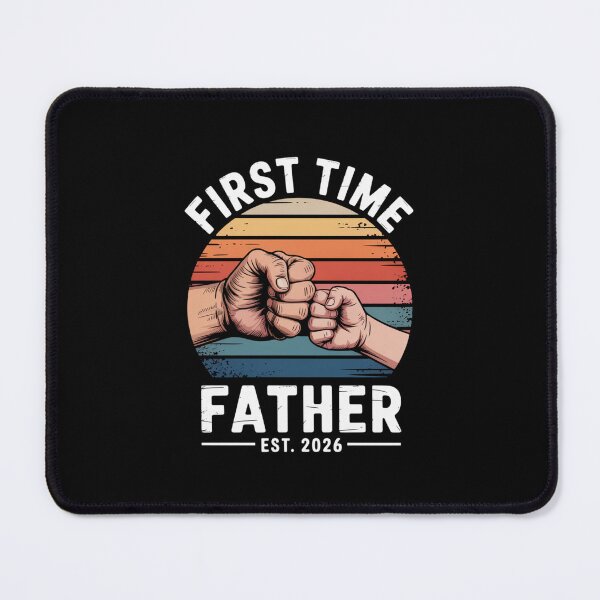 Item preview, First Time Father Est 2026 Retro Fist Bump New Dad Announcement designed and sold by Gogetgiggles.