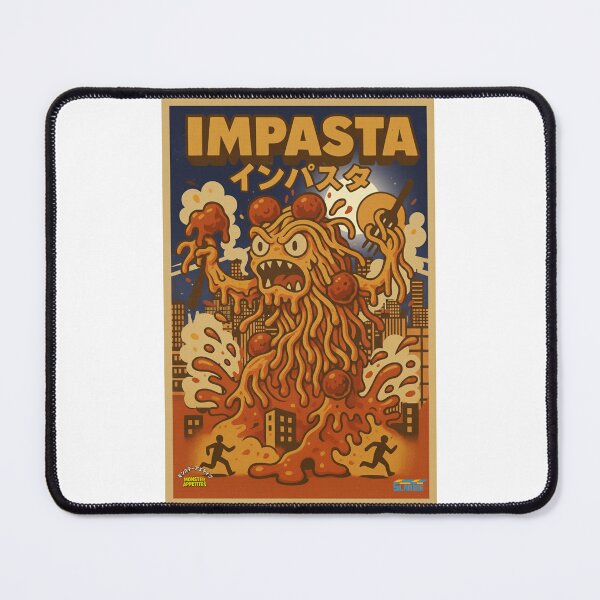 Item preview, Impasta: Spaghetti Monster Kaiju Attack! Nightime HANGER designed and sold by SlanTee.