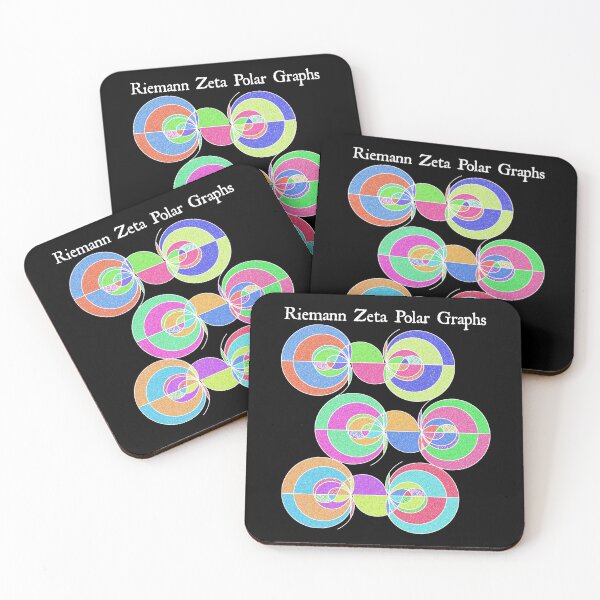 Item preview, Nerdy Vintage Riemann Zeta Polar Graphs Math Science Teacher White Text designed and sold by MathWare MathClips.