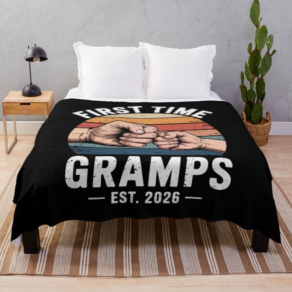 Item preview, First Time Gramps Est 2026 Retro Fist Bump New Grandpa Design designed and sold by Gogetgiggles.