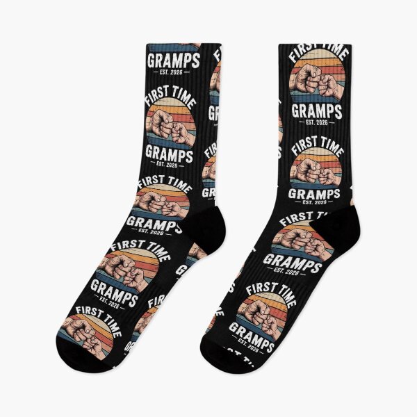 Item preview, First Time Gramps Est 2026 Retro Fist Bump New Grandpa Design designed and sold by Gogetgiggles.