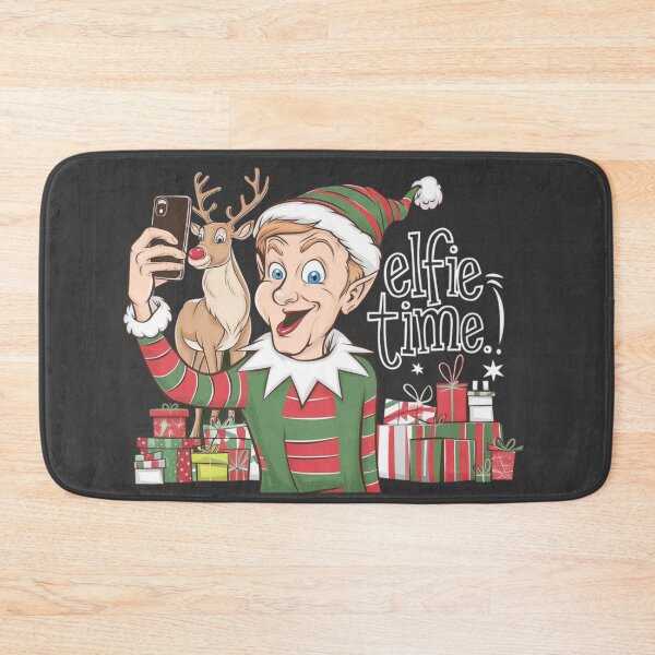 Item preview, ELFIE TIME / CHRISTMAS GRAPHIC  designed and sold by YourTrendyTees.