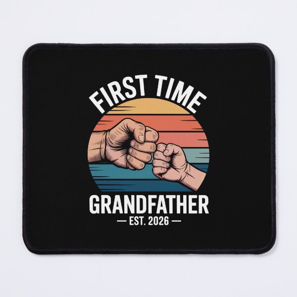 Item preview, First Time Grandfather Est 2026 Vintage Fist Bump Retro New Grandad designed and sold by Gogetgiggles.