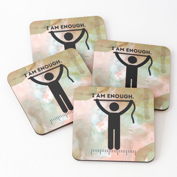 Item preview, "I Am Enough" Affirmation Printable | Self-Worth & Confidence Art designed and sold by miandu.inspired.