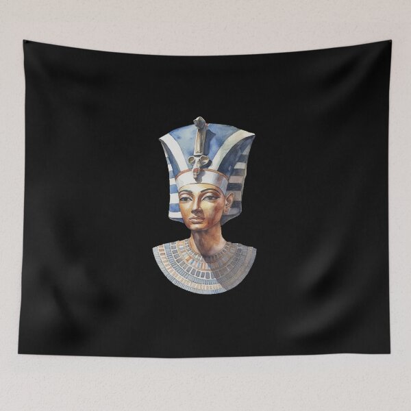Item preview, Queen Nefertiti Bust Watercolor Art | Ancient Egyptian Beauty designed and sold by ZentroShop.