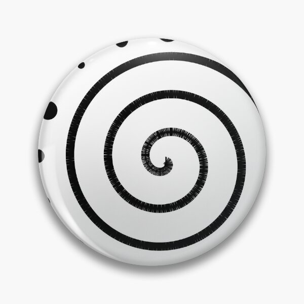 Item preview, Complex Spiral Symbol – Geometric Black Design designed and sold by pitbuulando.