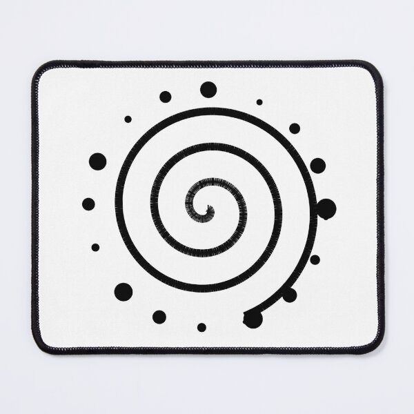 Item preview, Complex Spiral Symbol – Geometric Black Design designed and sold by pitbuulando.
