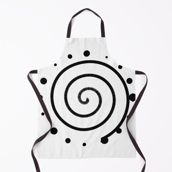 Item preview, Complex Spiral Symbol – Geometric Black Design designed and sold by pitbuulando.