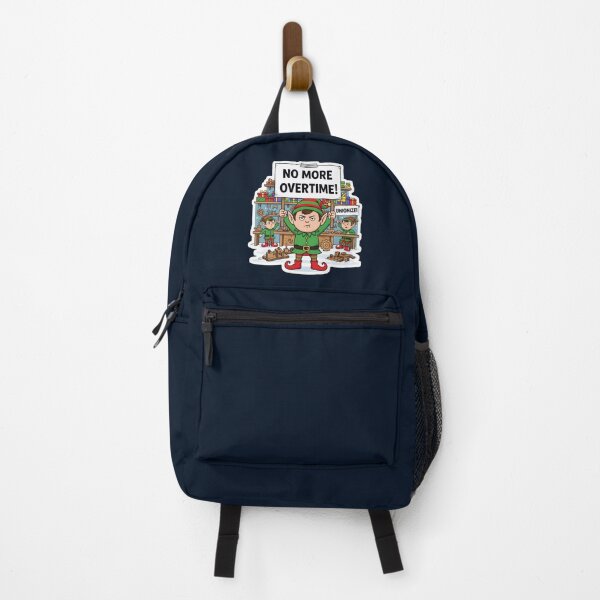 Item preview, Funny Christmas Elves On Strike designed and sold by Dakson Design - Fantasy Art.