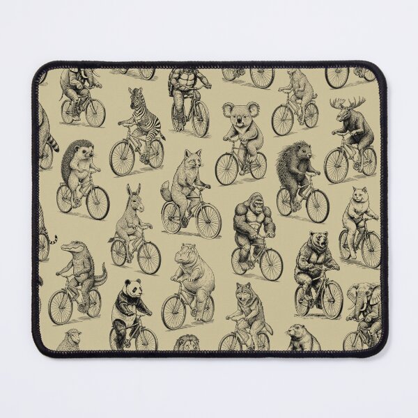 Item preview, Cycling Bicycle Cyclist Wild Animals Animal Pattern designed and sold by GrandeDuc.