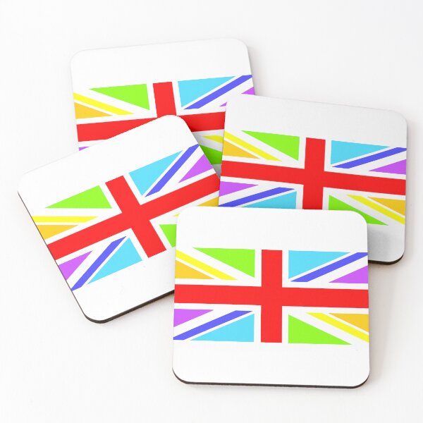 Item preview, Rainbow Coloured Union Flag designed and sold by SuzieqLondon.