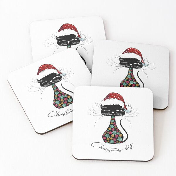 Item preview, christmas cat closeup / Merry Christmas  designed and sold by Butterfly  Effect.