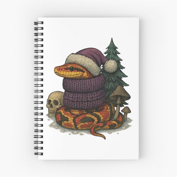 Item preview, Cozy Gothic Christmas Snake designed and sold by Fam19.