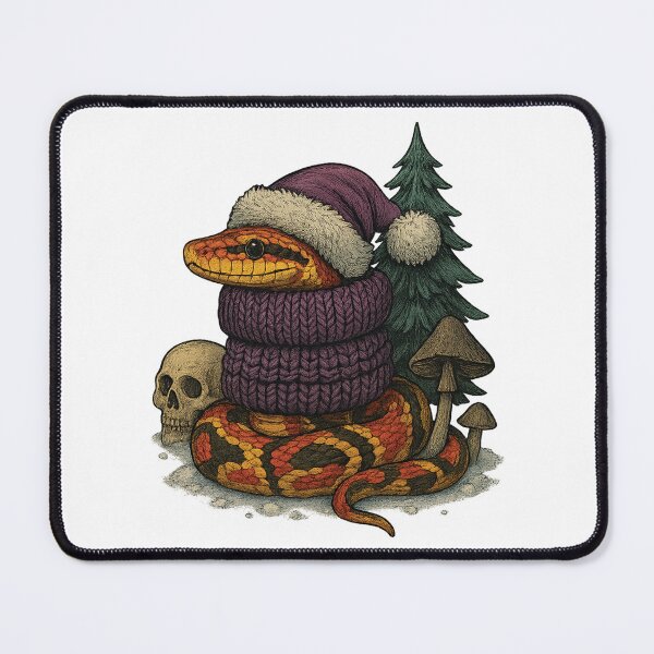 Item preview, Cozy Gothic Christmas Snake designed and sold by Fam19.
