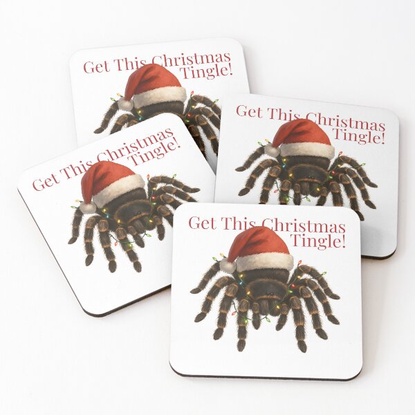 Item preview, Get That Christmas Tingle – Tarantula Holiday Design designed and sold by SVALANART.