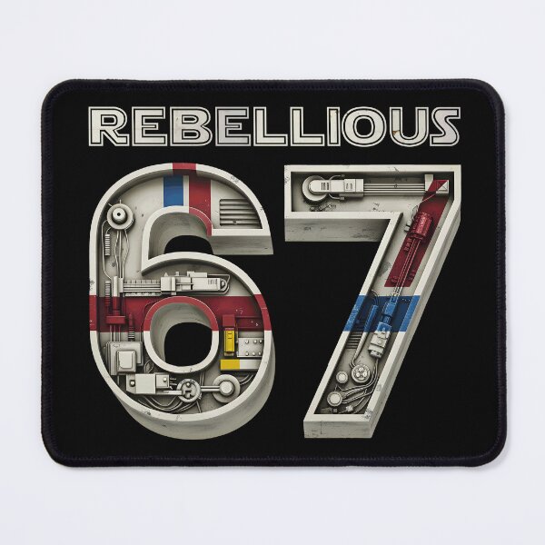 Item preview, Resistance Rebellious 67 Meme Six Seven designed and sold by MintaApparel.