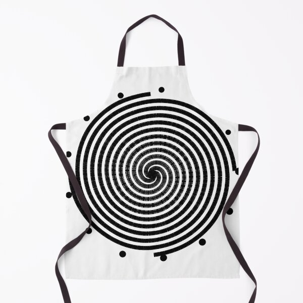 Item preview, Complex Multi-Arm Spiral Symbol – Black Geometric Design designed and sold by pitbuulando.