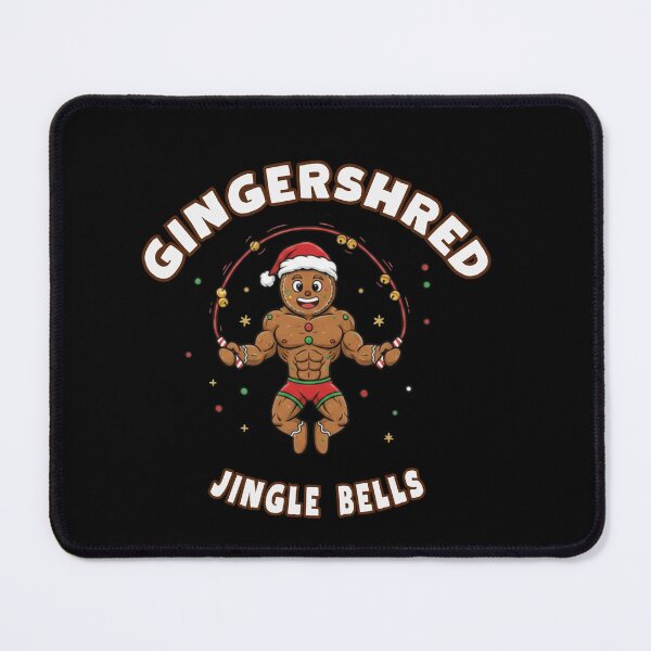 Item preview, Gingershred Bodybuilding Jingle Bells designed and sold by GrafTeesLab.
