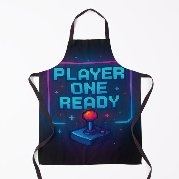 Item preview, Player One Ready - Retro Neon Pixel Art designed and sold by FitButFunny.