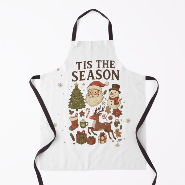 Item preview, Tis the Season Santa Reindeer | Christmas holiday shirt | Vintage Christmas 'Tis the Season designed and sold by Anaya Prints .