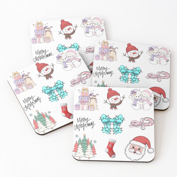 Item preview, cute christmas Stickers  / Merry Christmas  designed and sold by Butterfly  Effect.