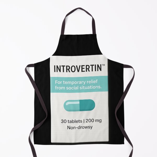 Item preview, Introvertin™ – For Socially Overloaded Humans Mental Health Humor designed and sold by pharmafeels.
