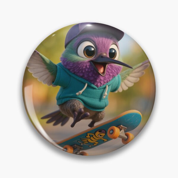 Item preview, Skater Costa’s Hummingbird designed and sold by Sillytoe.
