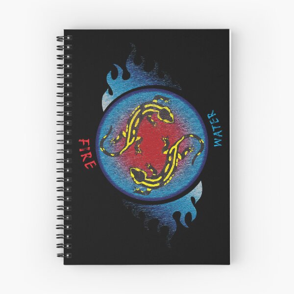 Item preview, Fire & Water Salamanders designed and sold by Fragmented Murmurings.