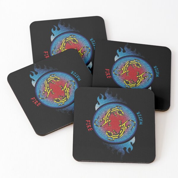 Item preview, Fire & Water Salamanders designed and sold by Fragmented Murmurings.