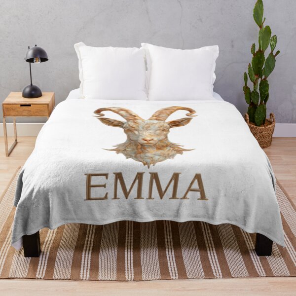 Item preview, Emma – 3D Capricorn Goat Head Illustration designed and sold by AlexLineArt.