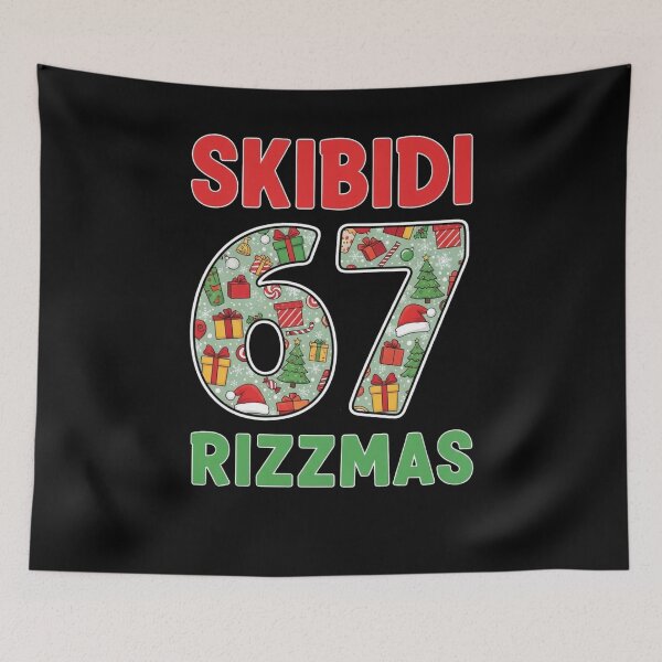 Item preview, Rizz Christmas 67 Funny Xmas Gen Alpha Skibidi Rizzmas designed and sold by ArtFromBeyond.
