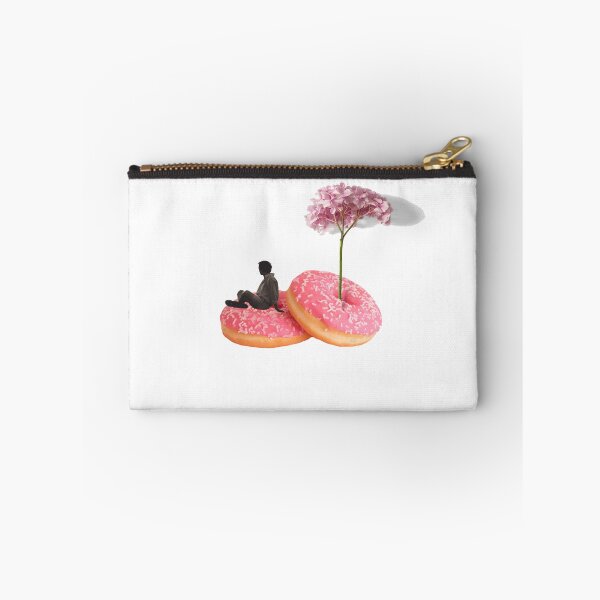 Item preview, Surreal Donut Art Print: Pink Floral Aesthetic Collage designed and sold by ElizabethCoelho.