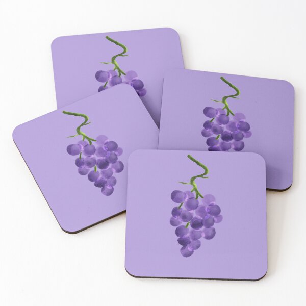 Item preview, Purple Grapes Illustration – Fresh Botanical Fruit Art designed and sold by LOUBNEY.
